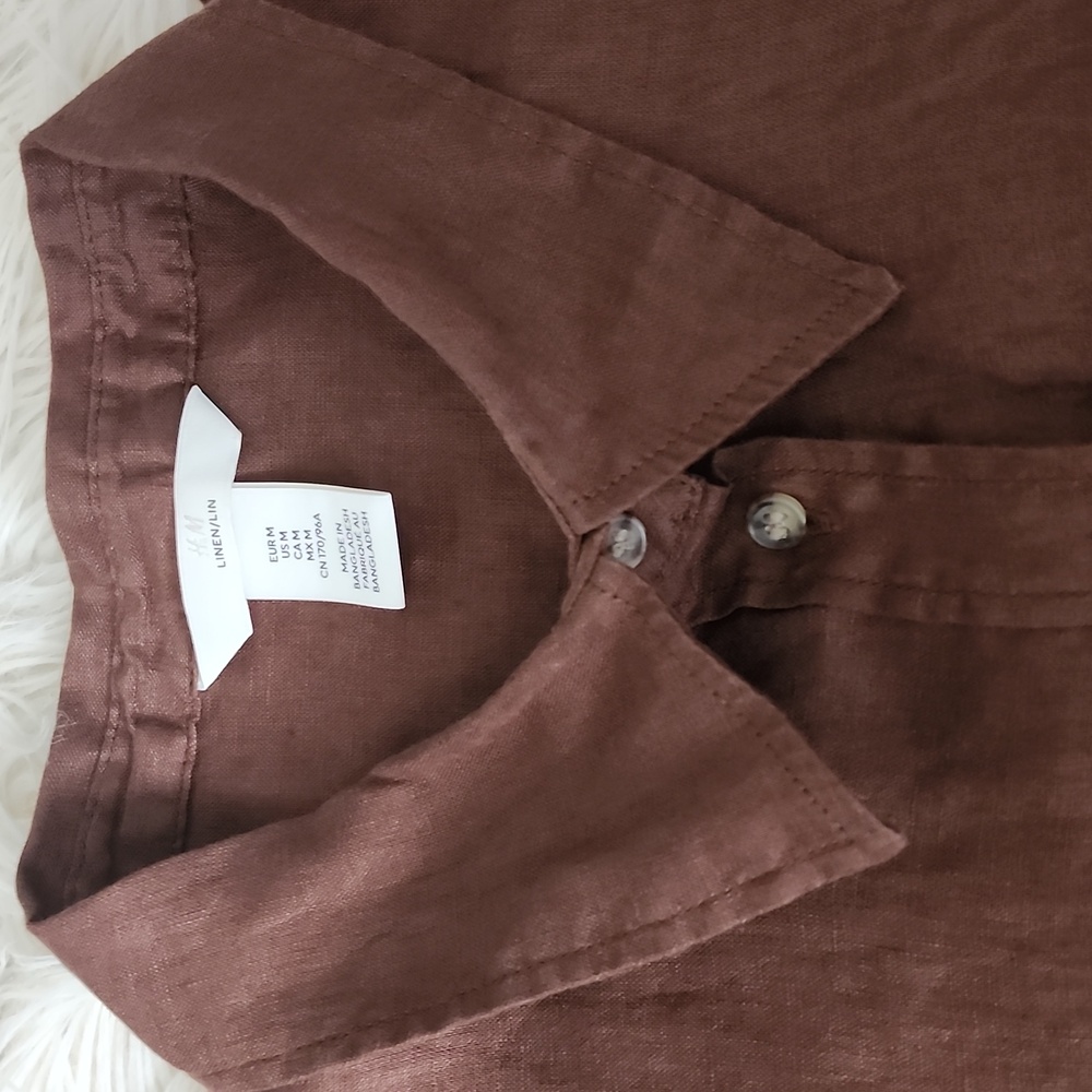 H&M Linen Button Down - Picture 5 of 8